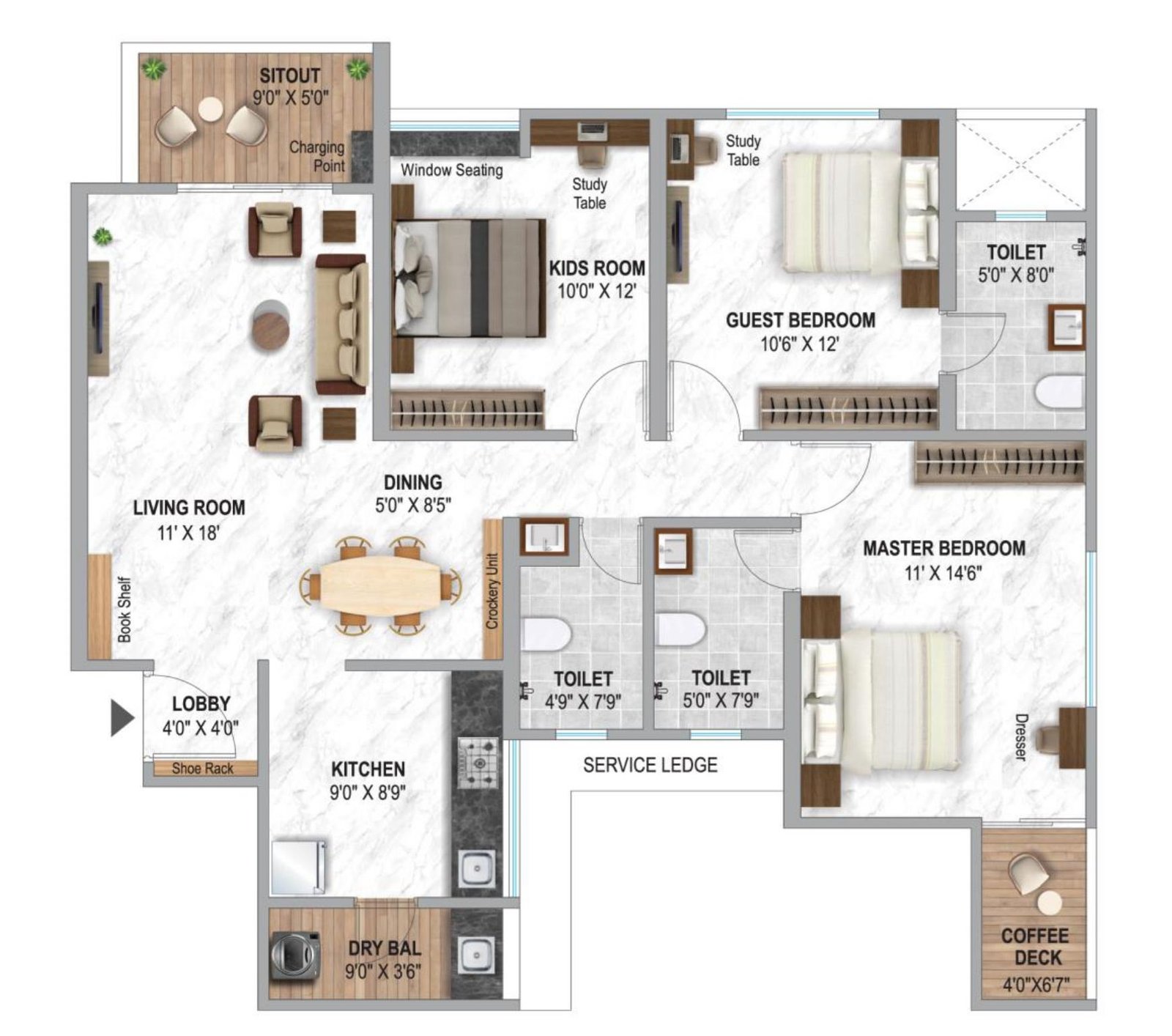 M Soul Strings Floor Plan